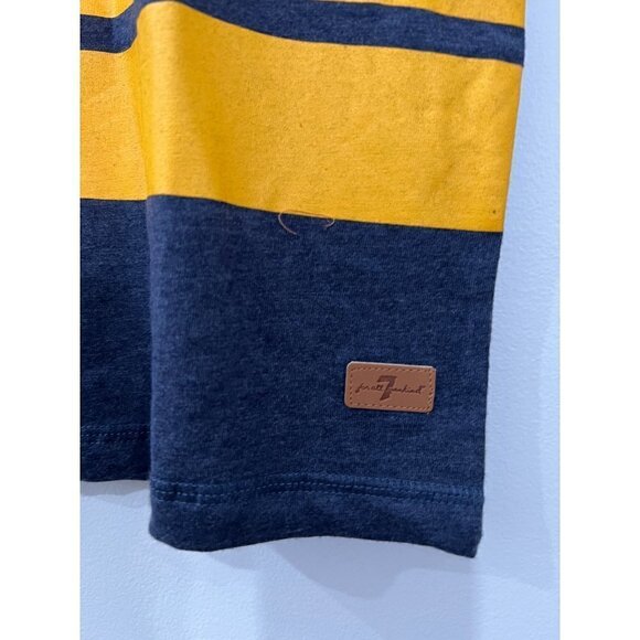NWT 7 For All Mankind boys Size M T-Shirt Color NAVY - Picture 7 of 9